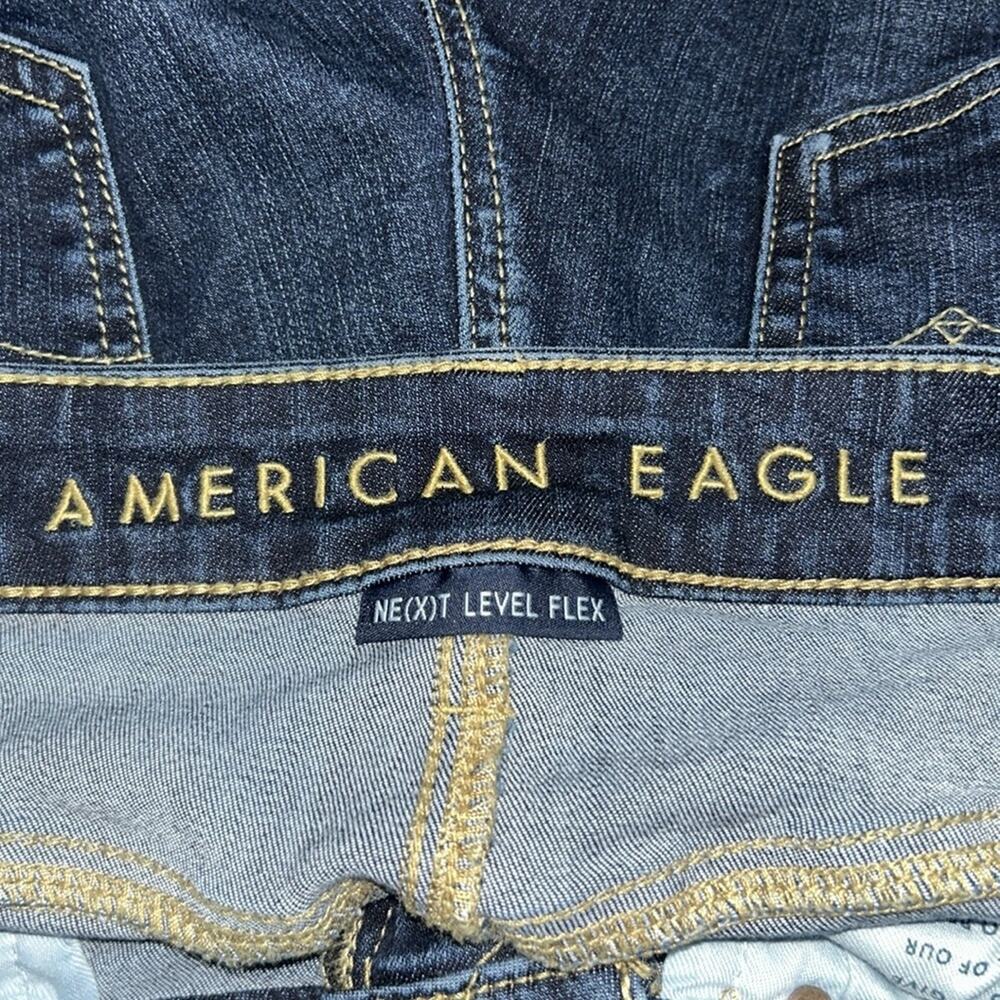 Mens American Eagle Outfitters Dark Blue Slim Denim Size 29 - Picture 6 of 11